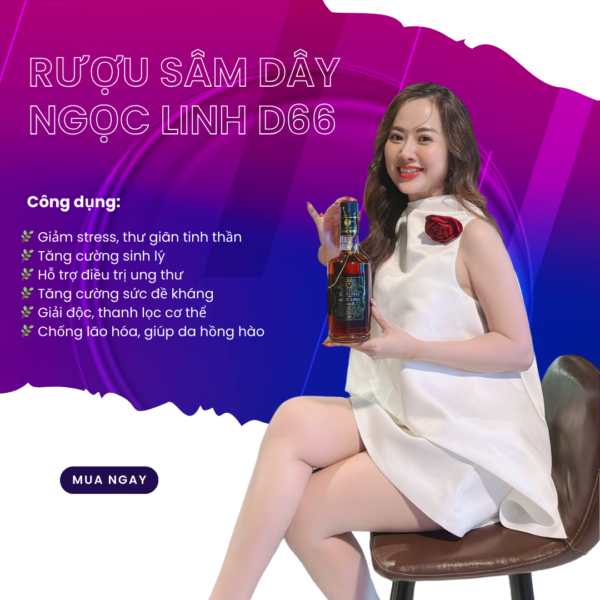 Rượu Sâm Ngọc Linh D66
